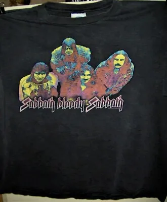 Buy BLACK SABBATH  SABBATH BLOODY SABBATH Pre Worn T-Shirt Size Large OZZY OSBOURNE  • 51.97£