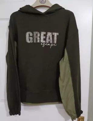 Buy Olive Green 'hoodie' By Taifun Of Germany Size 8/10 New • 10£