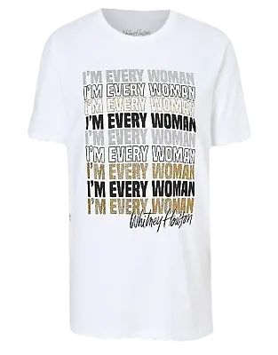 Buy Whitney Houston - I´m Every Woman - Ladies Relaxed Fit T Shirts • 12.99£