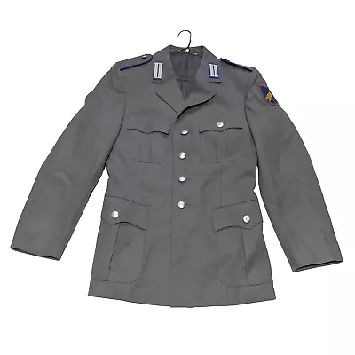 Buy German Army 80s Medium Blue / Logistic Corps Grey Service Uniform Dress Jacket • 10£