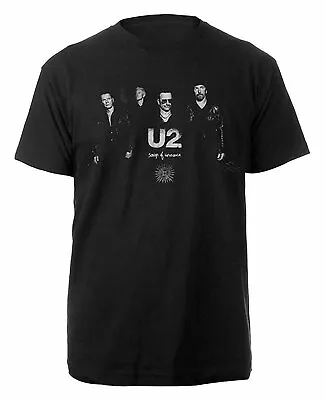 Buy Official U2 Songs Of Innocence Mens Black T Shirt U2 Tee • 19.95£