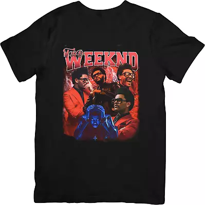 Buy The Weeknd Bootleg/Retro Style T-shirt - Black/White ALL SIZES UPTO 5XL • 13.99£