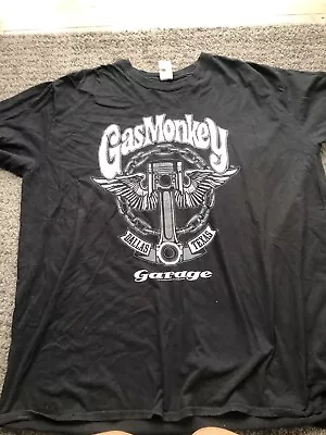 Buy Vintage Gas Monkey Garage T Shirt Black Size XXL • 3.99£