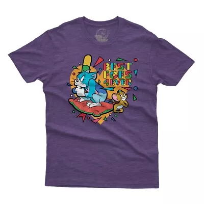 Buy  NEW Men's/Ladies  'Tom And Jerry Best Foes 4ever'  T-Shirt • 12.99£