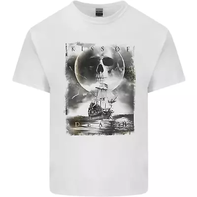 Buy Kiss Of Death Pirates Sailing Sailor Kids T-Shirt Childrens • 8.49£
