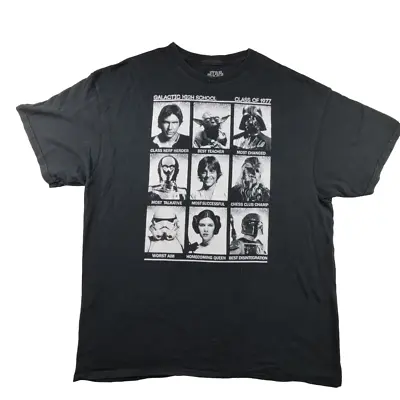 Buy Fifth Sun Star Wars Galactic High School Class Of 1977 T Shirt Size XL • 12.82£