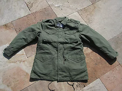 Buy US Army M51 Field Jacket + Feed Liner Olive Korea Vietnam Navy Size XS • 133.92£