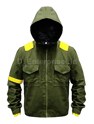 Buy Mens Twenty One Pilots Causal Formal Christmas Party Green Hooded Cotton Jacket • 99.99£