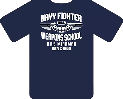 Buy Navy Fighter School T-Shirt - Inspired By Top Cruise • 15.99£