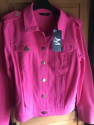 Buy Julien McDonald Pink Military Denim Style Jacket BNWT • 36£