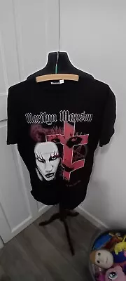 Buy Marilyn Manson T Shirt Size Medium Double Sided Print • 15£