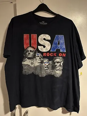 Buy T-SHIRT USA ROCK ON - 3XL (54-56) (faded Glory) • 10.99£