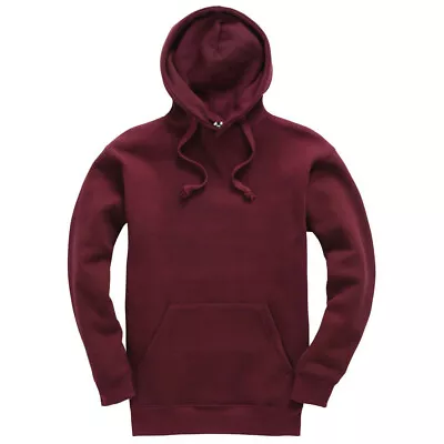 Buy Premium Quality Plain Adults Hoodie Hooded Sweatshirts New Spirit Sizes S-XXL • 14.95£