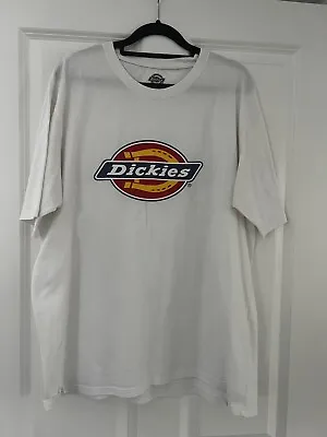 Buy Men’s White Dickies Tshirt Size X Large • 8.99£