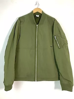 Buy Nike Sportswear Mens Style Lined Bomber Jacket XL Green DD4714-326 [read Desc] • 0.99£