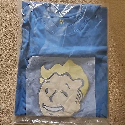 Buy New In Bag Official BETHESDA Fallout 4 Mens Vault Boy T-Shirt 100% Cotton Size M • 15£