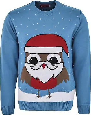 Buy Unisex Mens Womens Christmas Jumper Penguin Xmas Knitted Jumpers Small To 7XL • 14.95£
