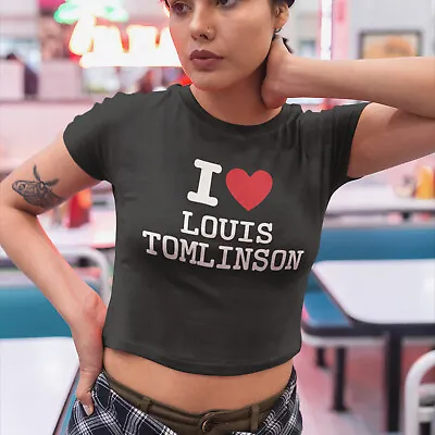Buy I Heart Louis Tomlinson Crop Top - Merch For Concert Or Festival • 13.95£