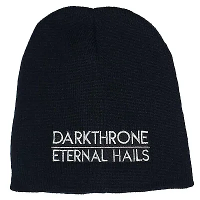Buy Darkthrone Eternal Hails Beanie Hat Official Black Metal Band Merch • 18.59£