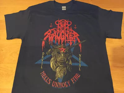 Buy NunSlaughter Shirt Centinex Acid Witch Haemorrhage Goatlord Archgoat Gildan M 66 • 24.09£