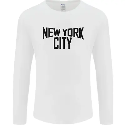 Buy New York City As Worn By John Lennon Mens Long Sleeve T-Shirt • 11.49£