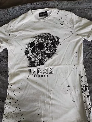 Buy Judas Sinned Large Men's Tshirt With Rhynestone • 20£