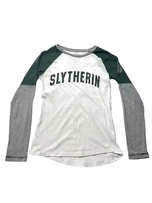 Buy Universal Studios Wizarding World Harry Potter Slytherin Long Sleeve Tshirt SM • 19.27£
