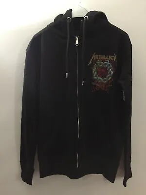 Buy Metallica The Struggle Within Black Hooded Zipped Jacket Small New • 40£