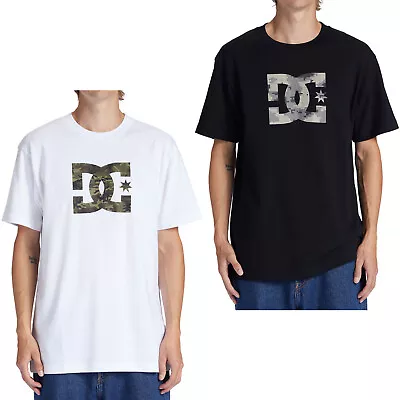 Buy DC Shoes Mens Star Fill Short Sleeve Crew Neck Cotton T-Shirt Top Tee • 29.95£