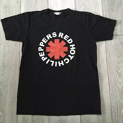 Buy Red Hot Chilli Peppers Vintage Black Cotton T-shirt - Size Medium • 17.03£