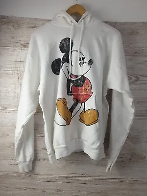 Buy Mickey Mouse Hoodie Jacket,Size L,White, Women, Disney Parks Authentic • 16.99£