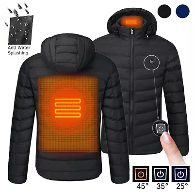 Buy Men/Women Electric Coat Heated Jacket USB Warm Up Heating Pad Body Warmer Winter • 9.49£