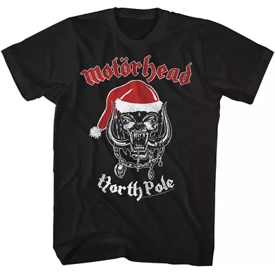 Buy Motorhead Lemmy Kilmister North Pole Snaggletooth Men's T Shirt Rock Band Merch • 56.17£