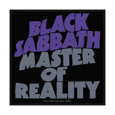 Buy BLACK SABBATH Standard Patch: MASTER OF REALITY RETAIL PACK Album Official Merch • 4.30£