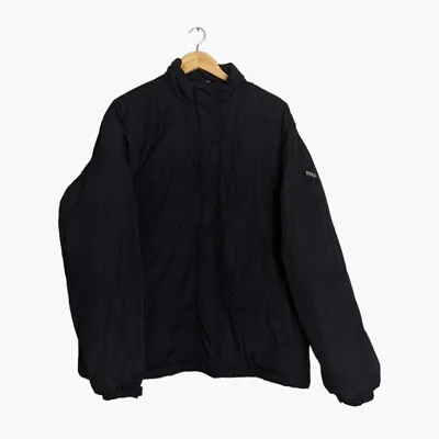 Buy Reebok Black Puffer Winter Coat Jacket Size Large • 15£