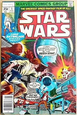 Buy Star Wars #5 - FN- (5.5) - Marvel 1977 - 35 Cents Copy - First Print • 9.99£