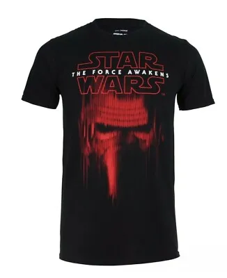 Buy Licensed Mens Star Wars Black Kylo Ren T-shirt Gift Extra Medium Uk A1 Exp☆☆☆☆☆☆ • 4.99£