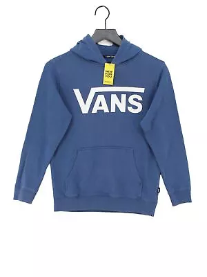 Buy Vans Women's Hoodie M Blue 100% Cotton Pullover • 19£