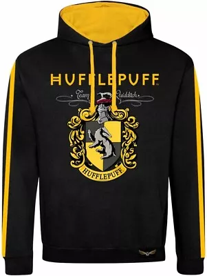 Buy Harry Potter - Property Of Hufflepuff (SuperHeroes Inc. Contrast Pullover) Hoodi • 55.96£