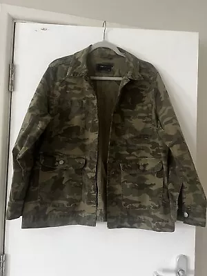 Buy M&S Ladies' MILITARY Style CAMO JACKET ~ Size 18~ HUNTER GREEN • 5£