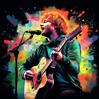 Buy Ed Sheeran T-Shirt/Tee/Top/Shirt With A Unique Design.Unisex. • 19.99£