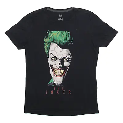 Buy BATMAN The Joker Mens T-Shirt Black Short Sleeve M • 7.99£