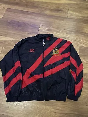 Buy Umbro Men’s Wakefield Schools F.A Track Jacket Size M • 18.99£