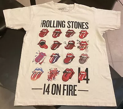 Buy The Rolling Stones 14 On Fire Australia Tour Merch T-Shirt Men's Size S • 9.44£