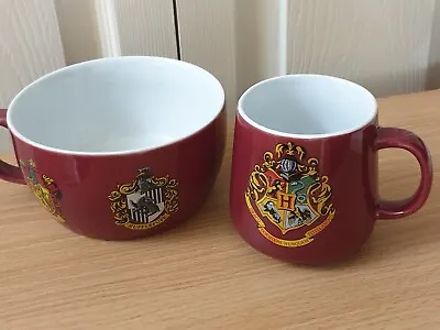 Buy Harry Potter Breakfast Set Claret Bowl & Mug Official Merch Collectable Set  • 11£