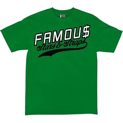 Buy Famous Stars And Straps Family Men's Tee - The Riches Mens S/ST- Kelly Green • 15.99£