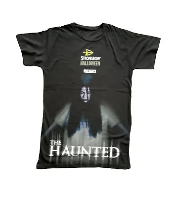 Buy Mens Strongbow Halloween The Haunted Black T- Shirt Size L • 3.50£