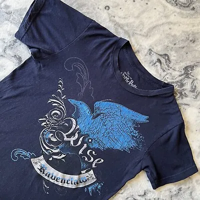 Buy Warner Bros Studio Tour Harry Potter Wise Ravenclaw Navy Blue Tshirt Tee S Small • 24.99£