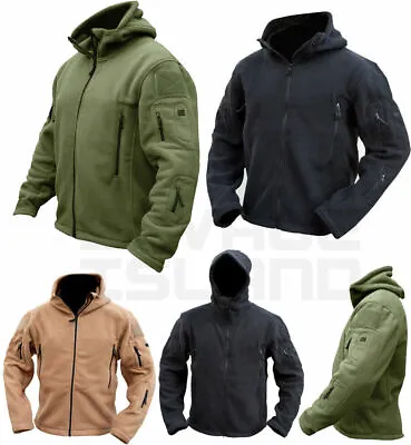 Buy Tactical Recon Full Zip Fleece Jacket Army Hoodie Security Police Hoody Combat • 25.99£