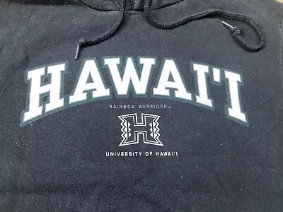 Buy Jansport Hawaii Hoodie Small Grey Cotton Logo College University Rainbow Warrior • 14.29£